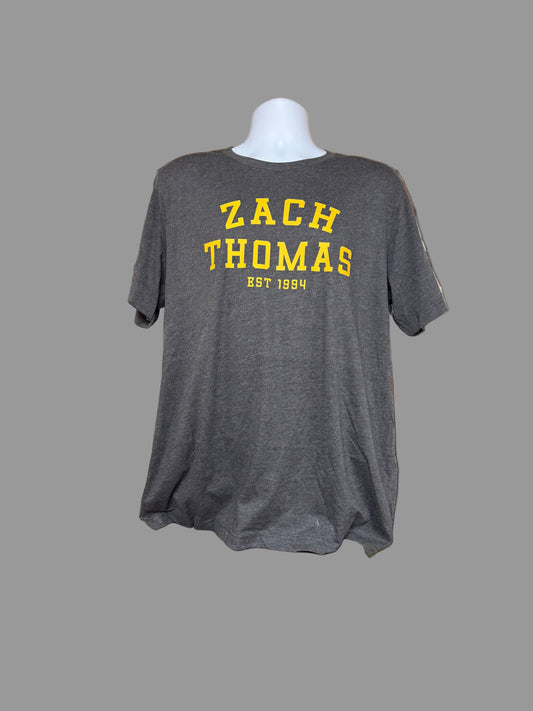 Zach Thomas Grey-T- Shirt
