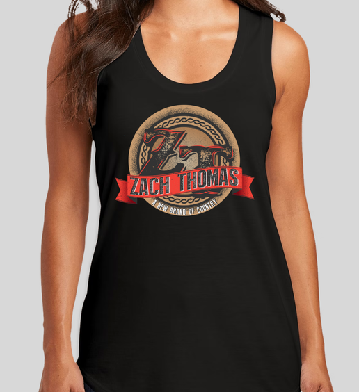 Black Racerback Tank